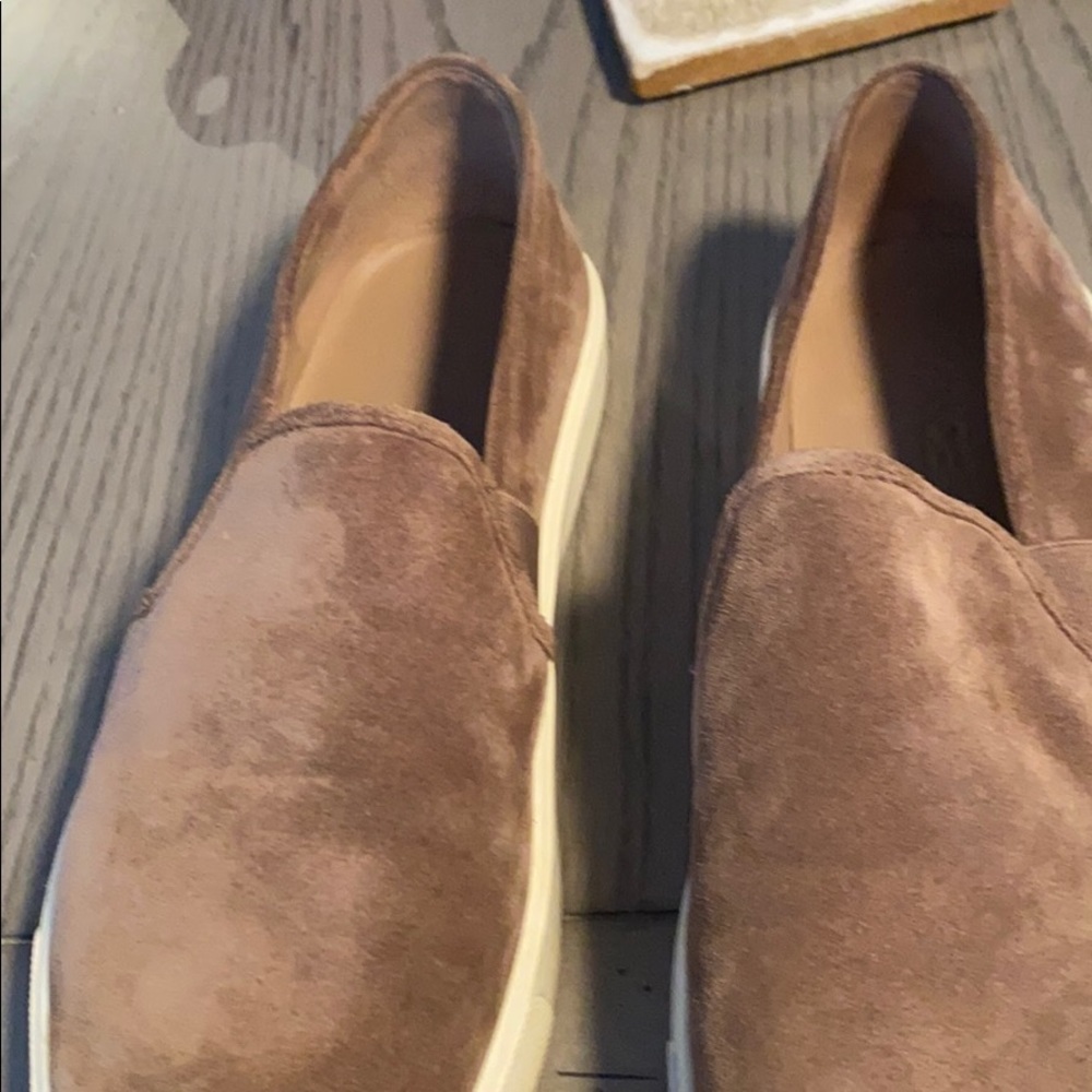 Vince suede slip on sneakers